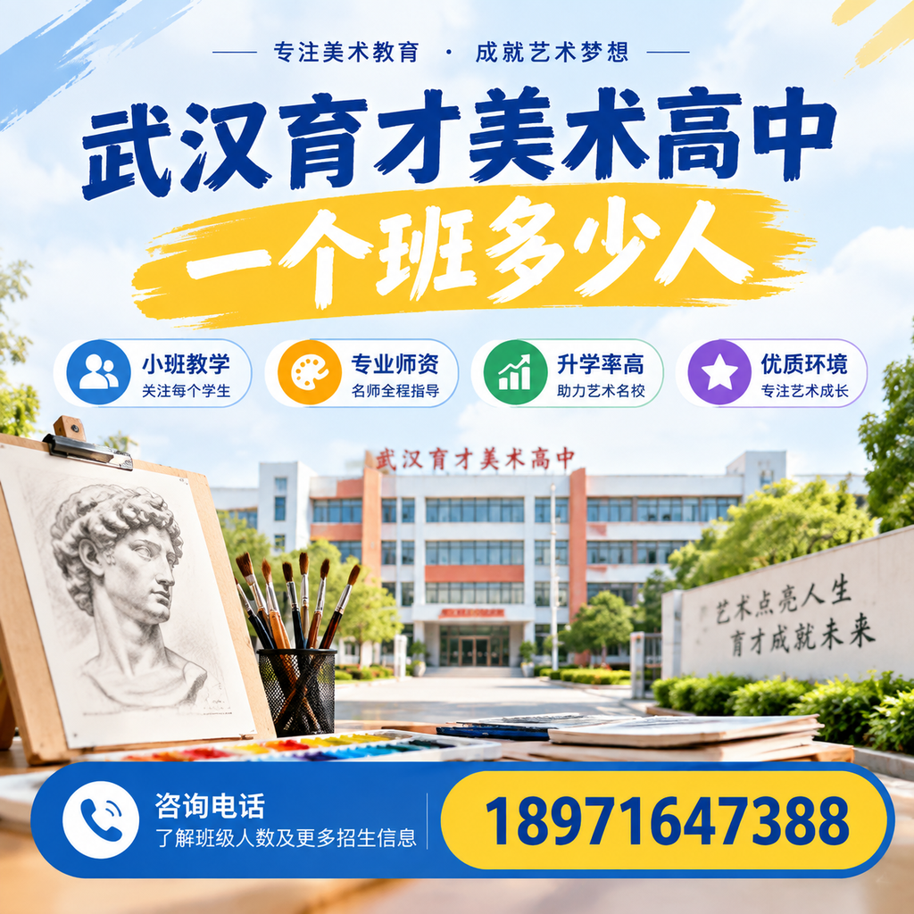 武汉育才美术高中一个班的学生人数是否影响学习效果?