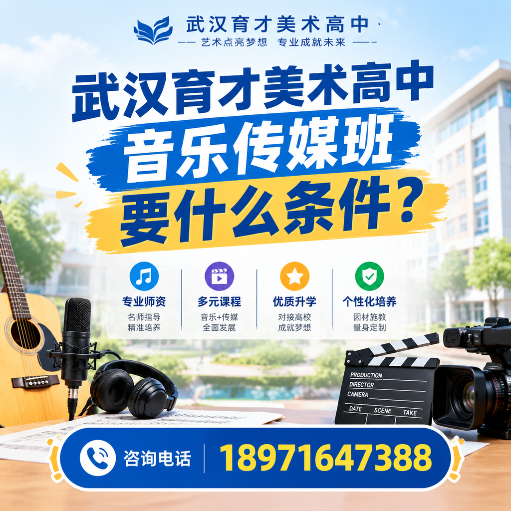 武汉育才美术高中音乐传媒班要什么条件?全面解读入学要求