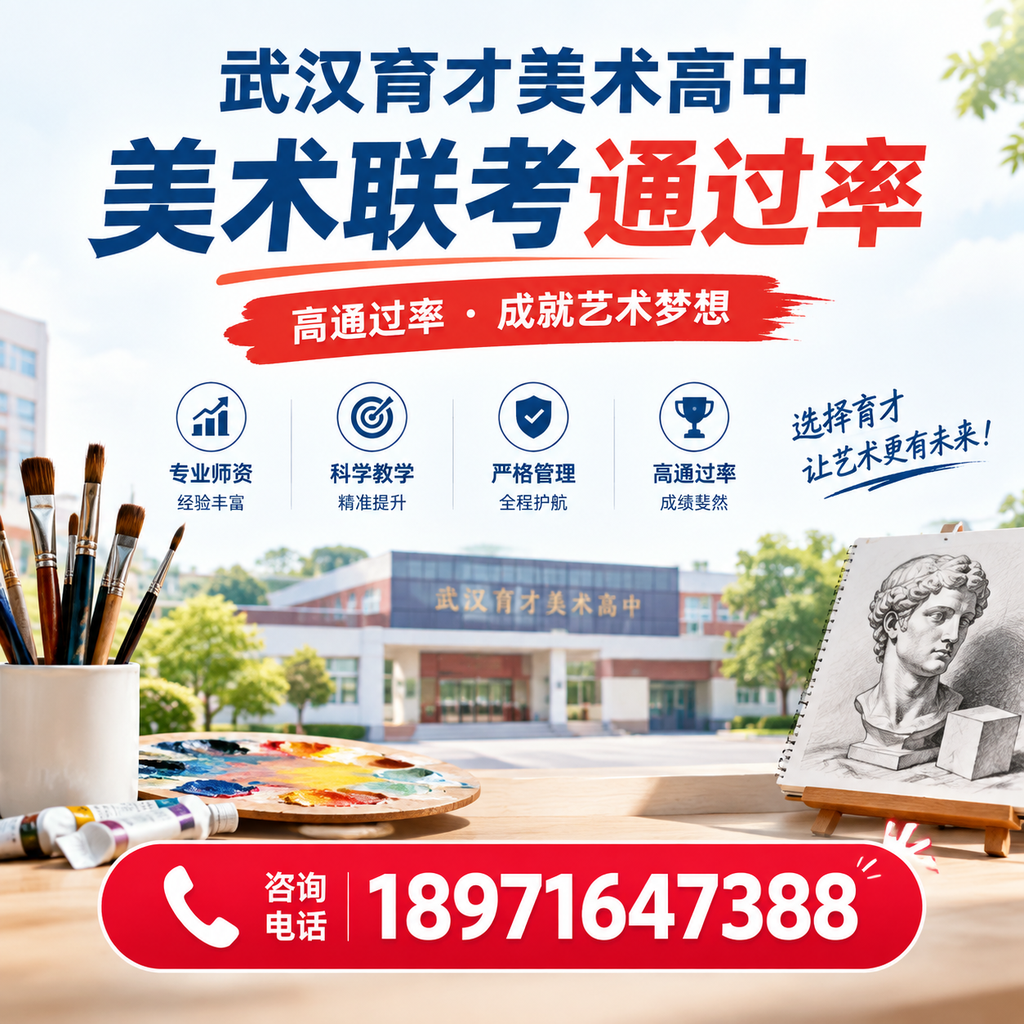 武汉育才美术高中美术联考通过率低的原因及解决办法