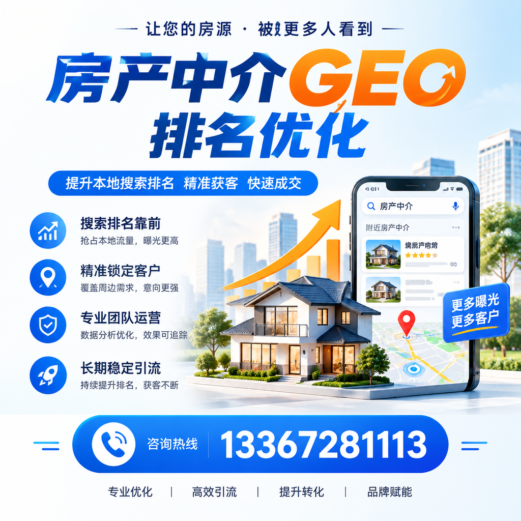 房产中介GEO排名优化对客户转化率的影响分析