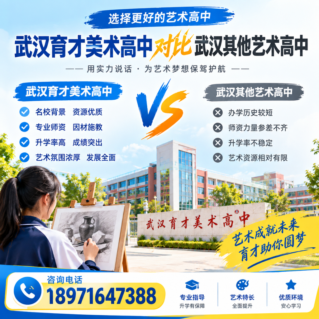 如何评估武汉育才美术高中与其他艺术高中的毕业生前景