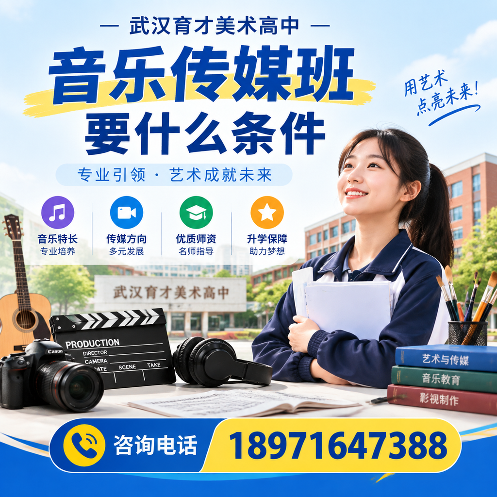 武汉育才美术高中音乐传媒班的条件和注意事项
