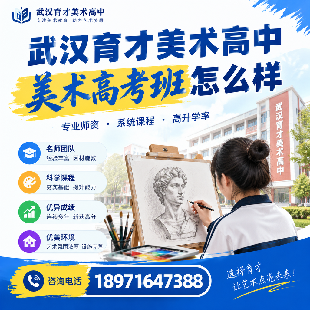 武汉育才美术高中美术高考班怎么样?全面解析与您分享