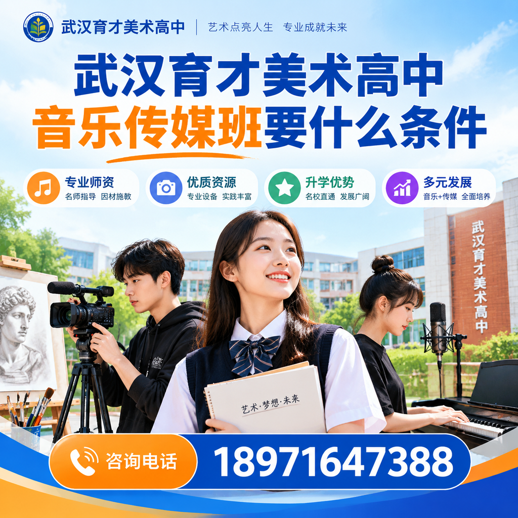 武汉育才美术高中音乐传媒班入学条件大揭秘
