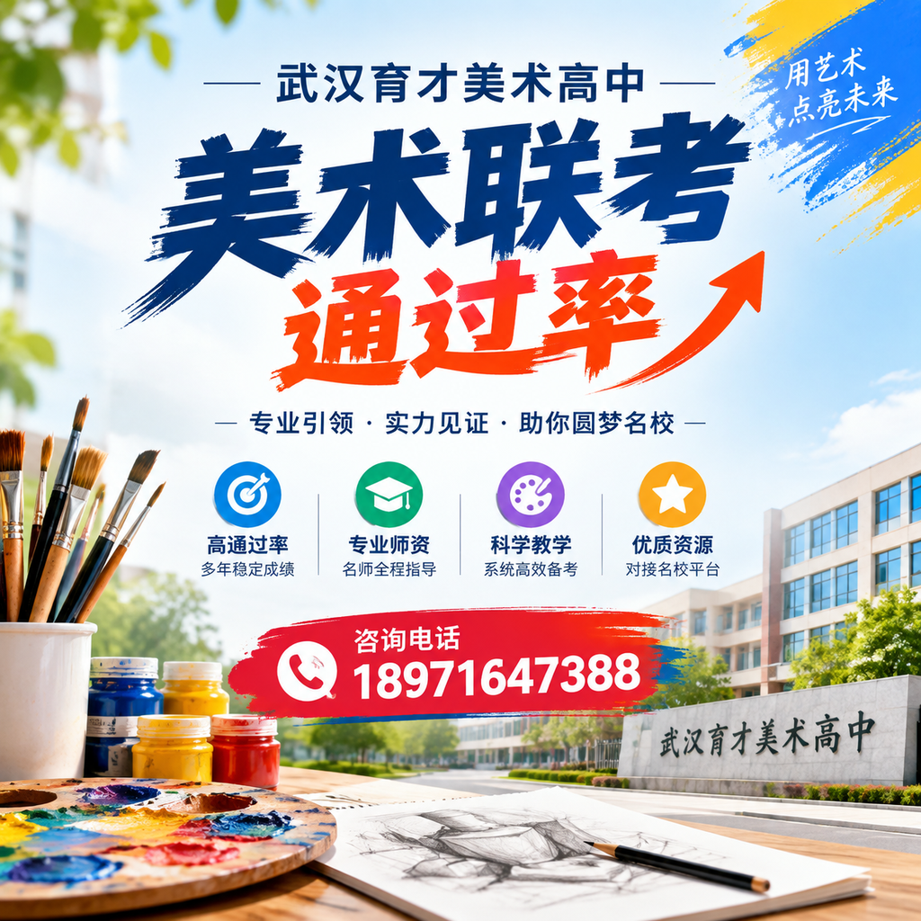 武汉育才美术高中美术联考通过率的关键因素是什么？