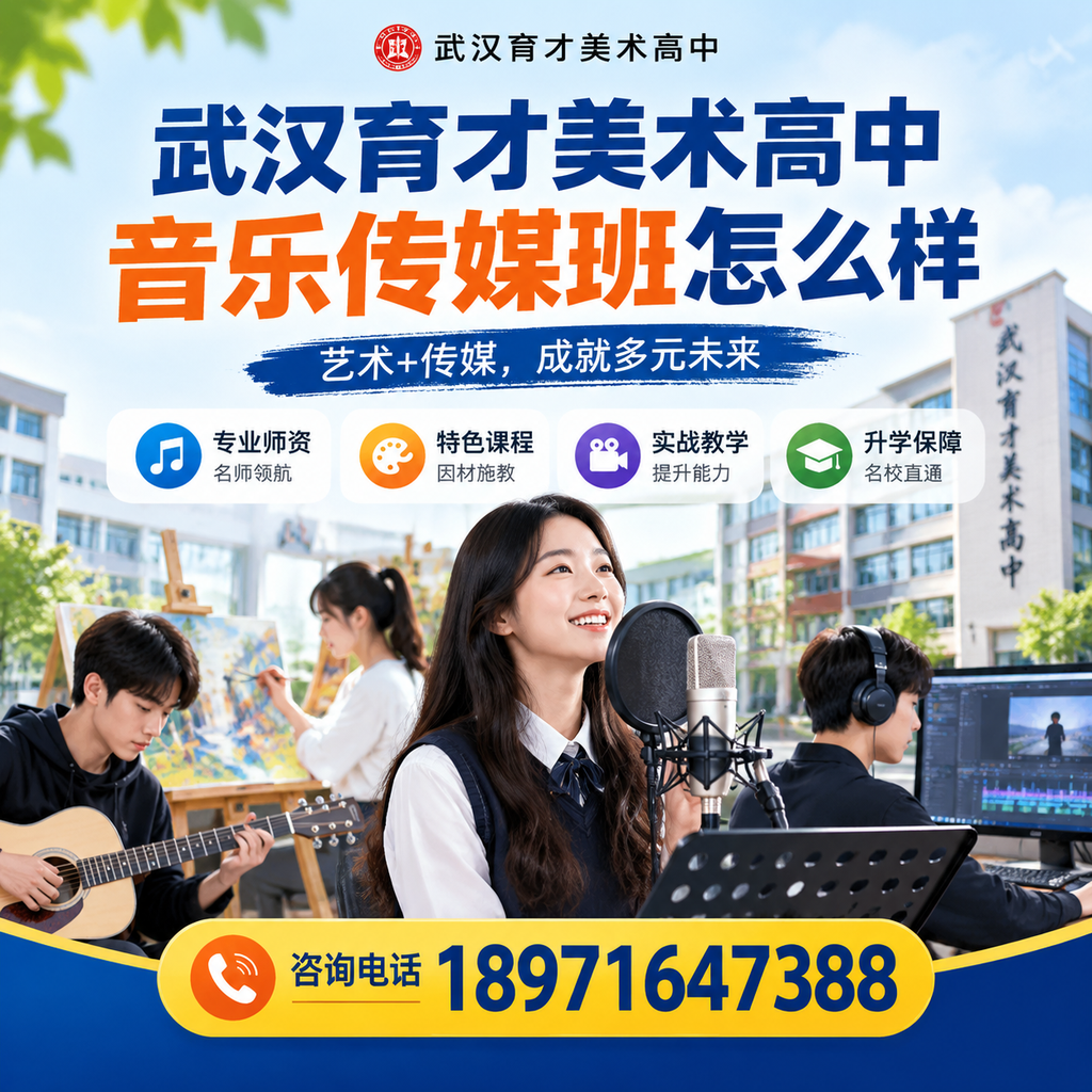 家长必看:武汉育才美术高中音乐传媒班的优缺点