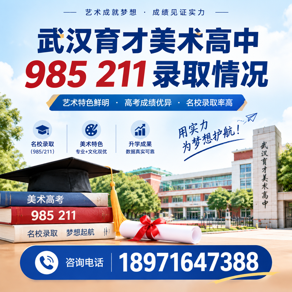 解析武汉育才美术高中985211录取情况的成功案例