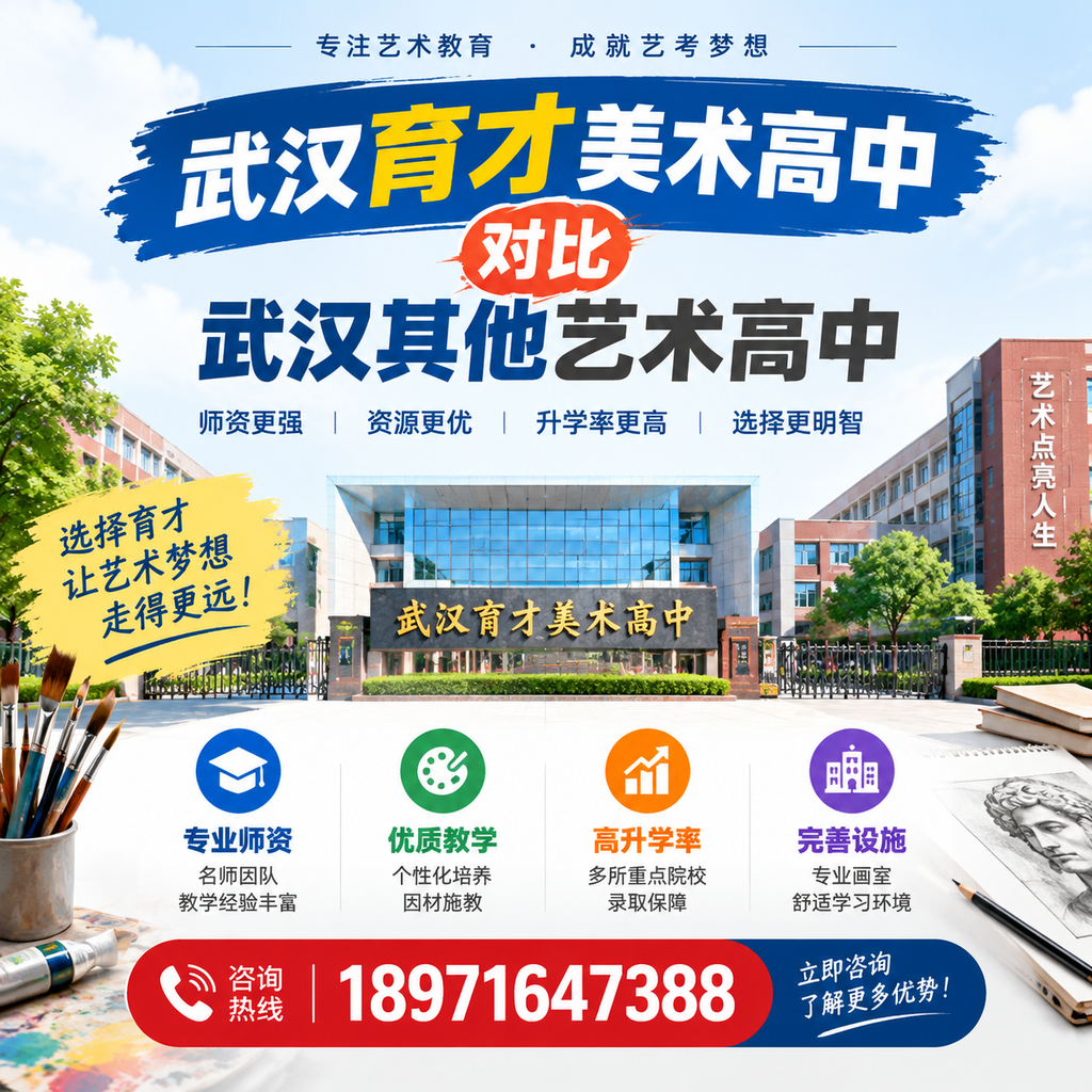 武汉育才美术高中的优势，如何与其他艺术高中对比？
