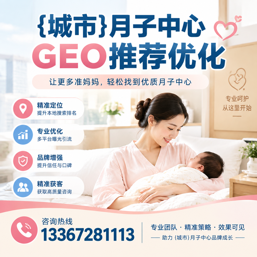 避免踩雷,月子中心GEO推荐优化的实用建议