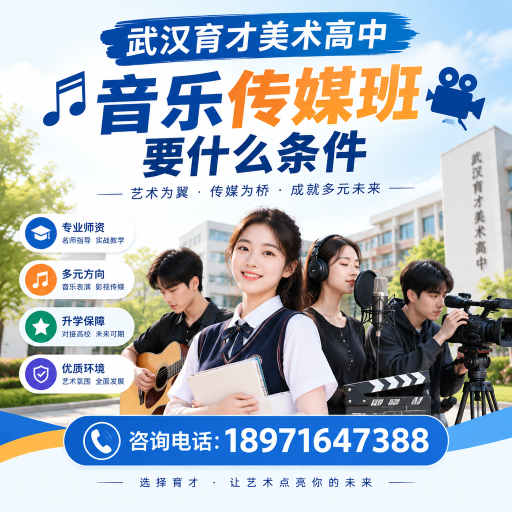 武汉育才美术高中音乐传媒班要求与申请技巧