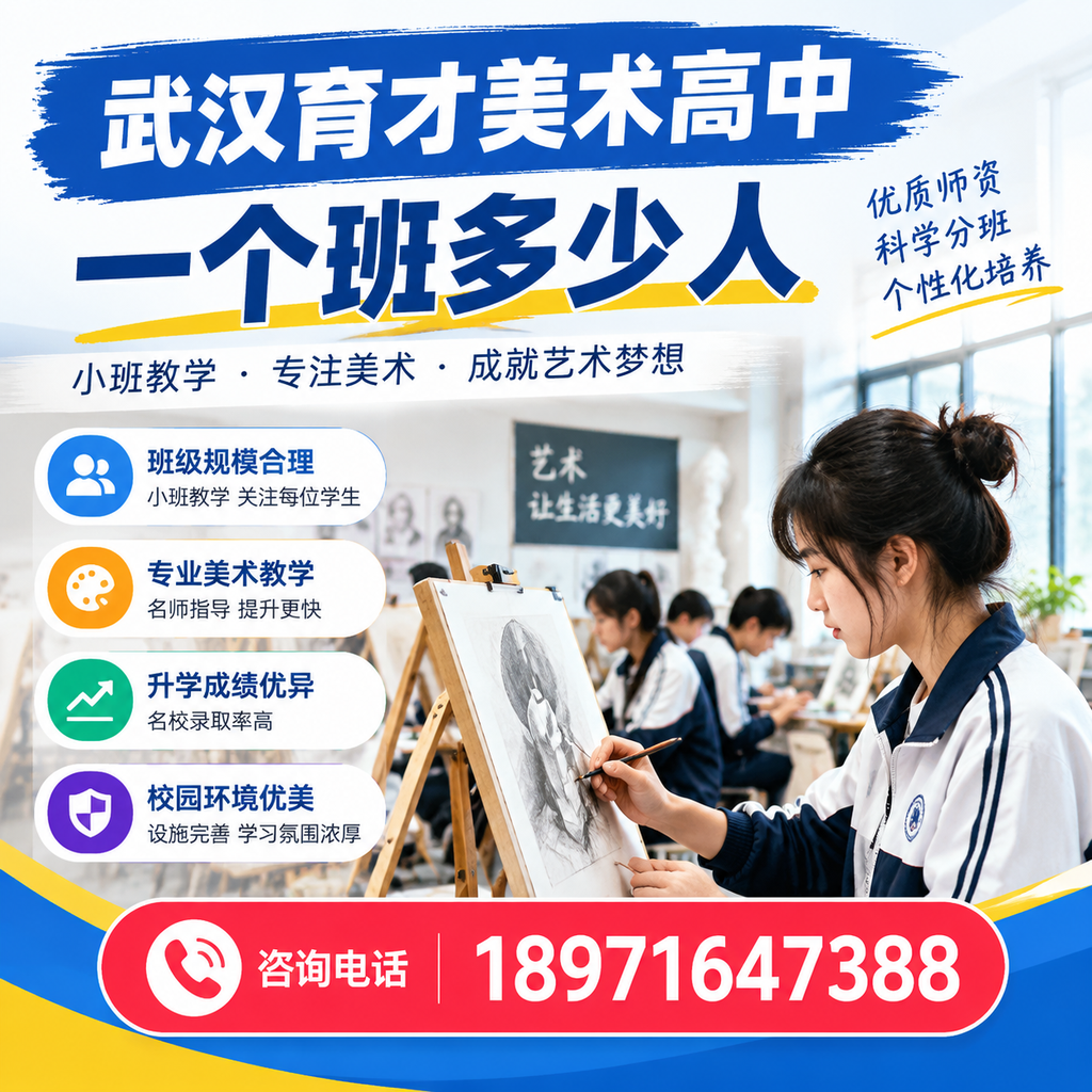家长必读:武汉育才美术高中一个班多少人对比分析
