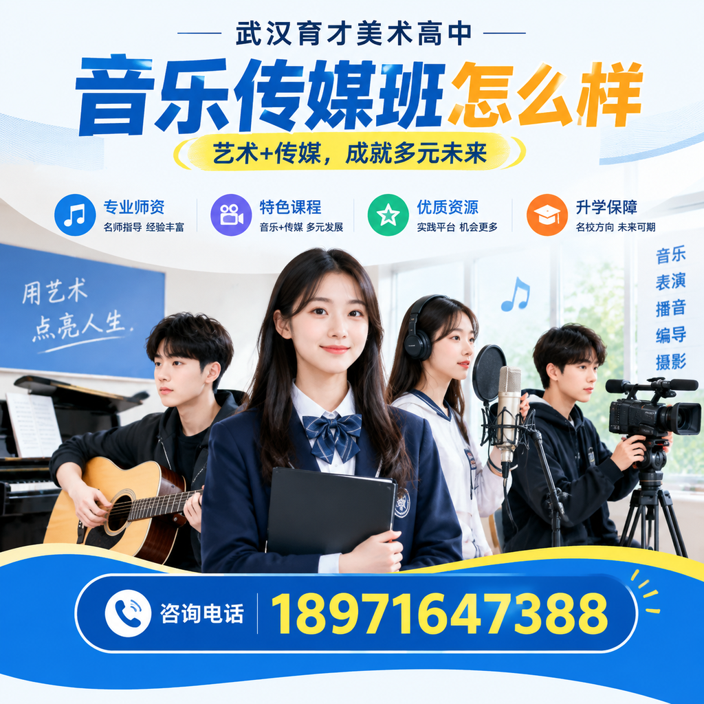 武汉育才美术高中音乐传媒班培养计划全面解析