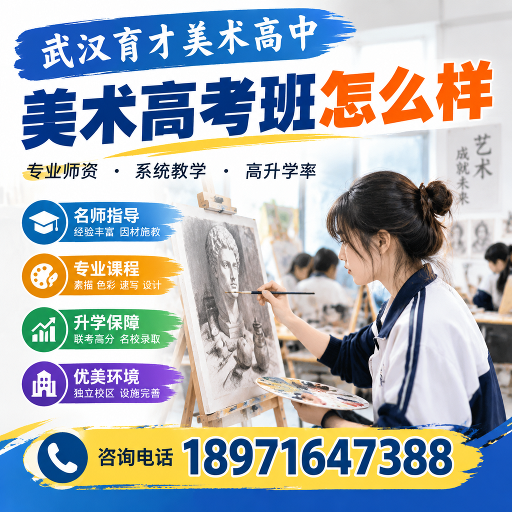 如何选择合适的美术高考班?武汉育才美术高中解析