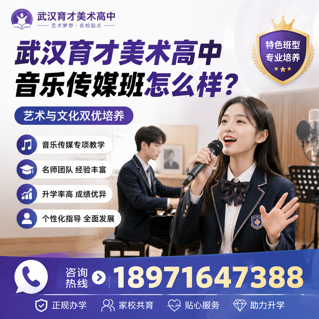 如何判断武汉育才美术高中音乐传媒班的适合度?