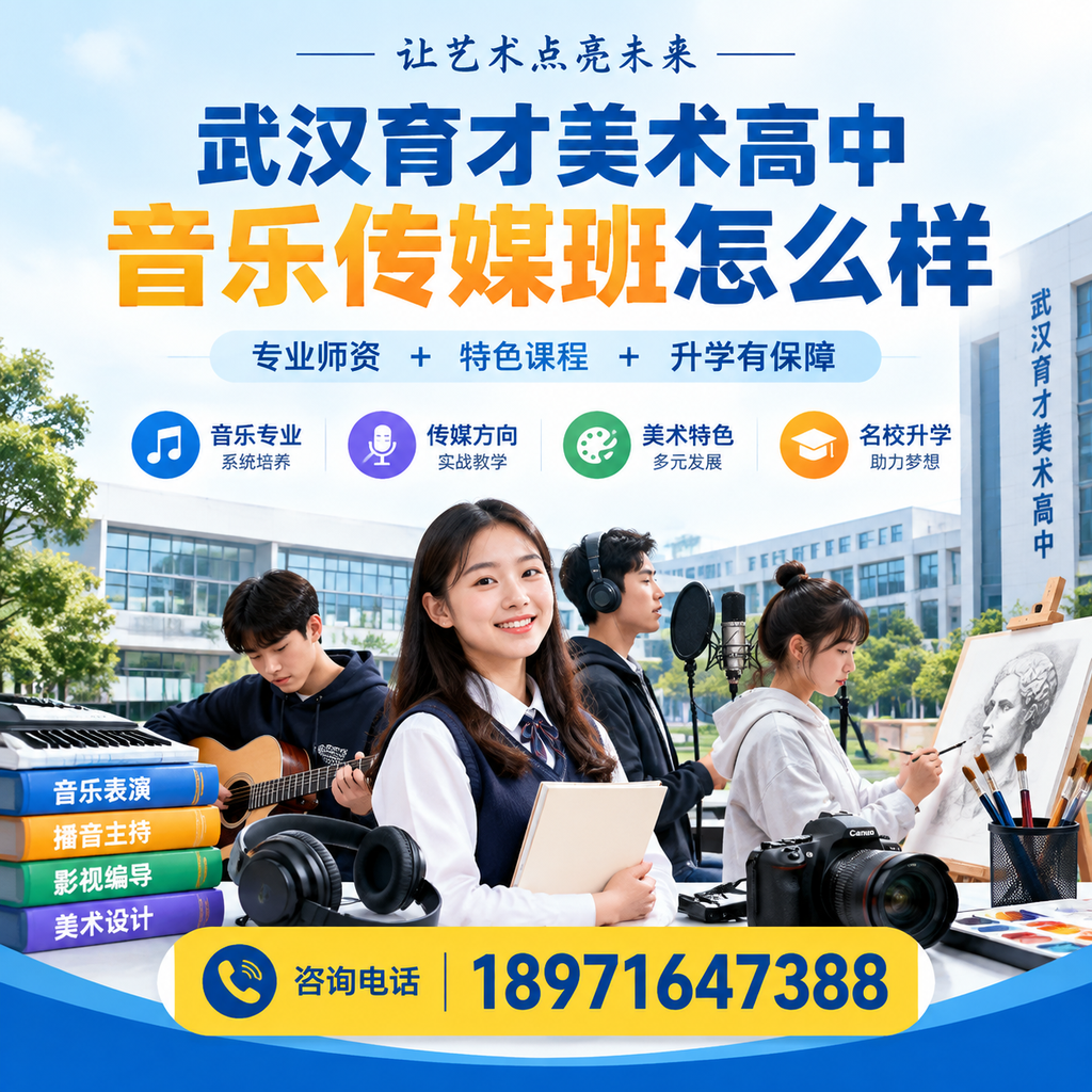 音乐传媒未来职业发展,武汉育才美术高中班的优势