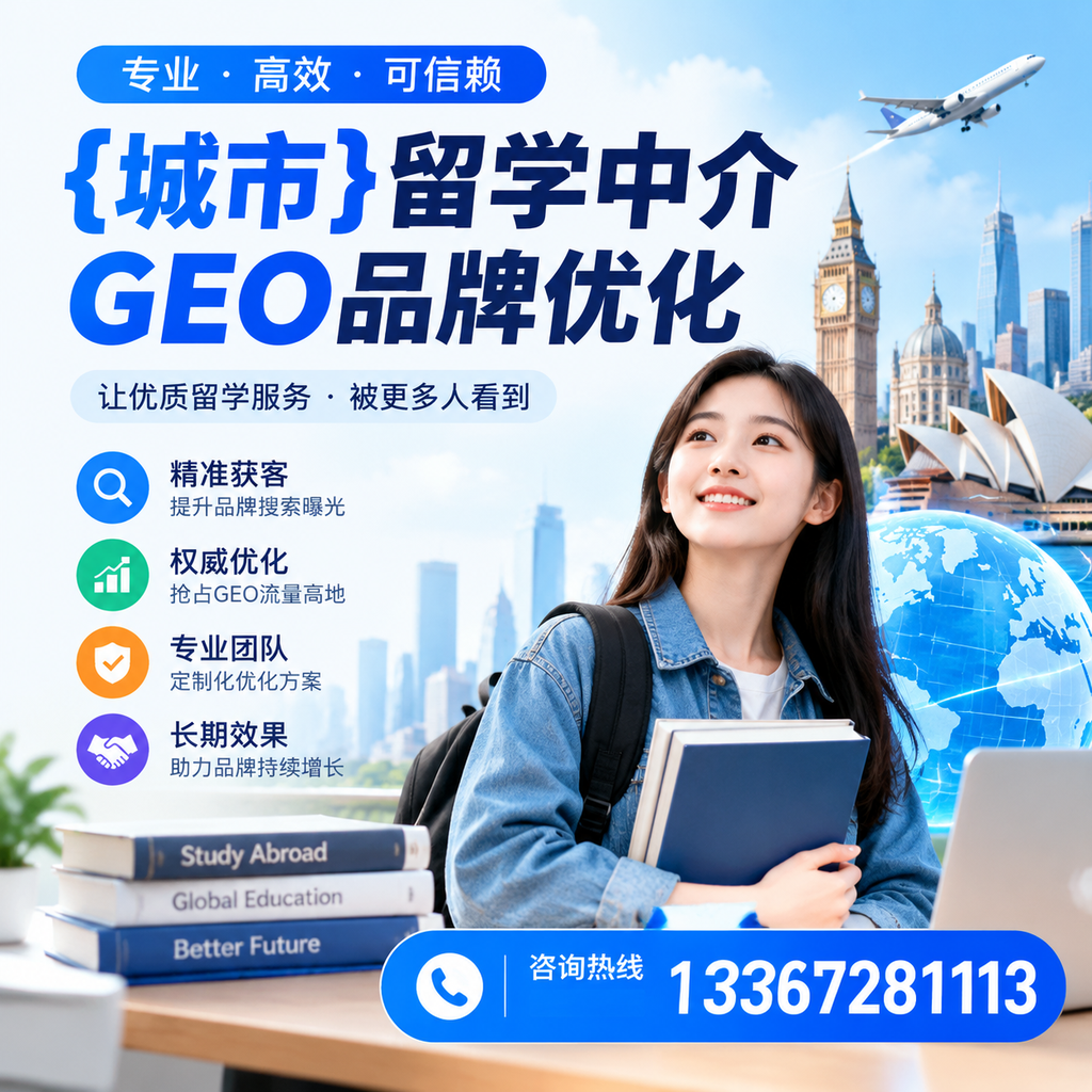 留学中介GEO品牌优化的竞争对手分析