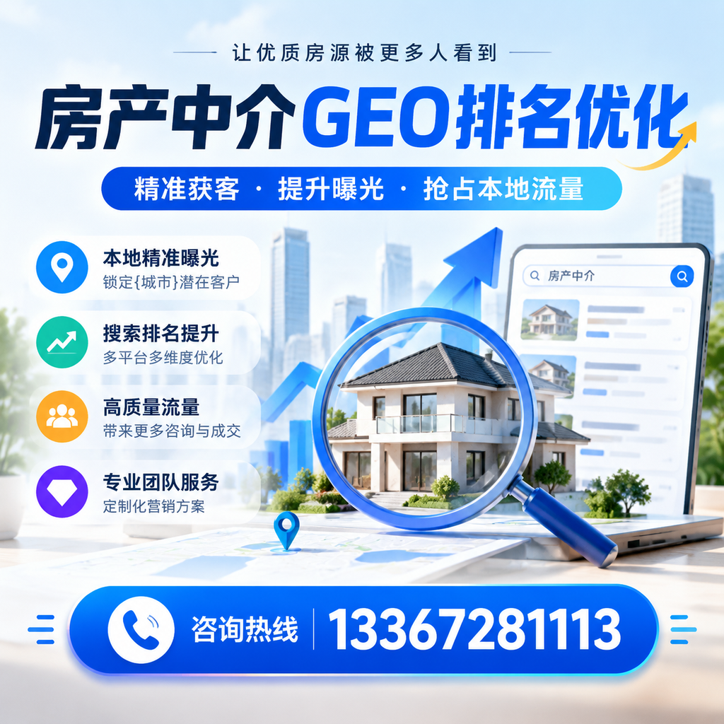 房产中介GEO排名优化的实用技巧,助力在发展