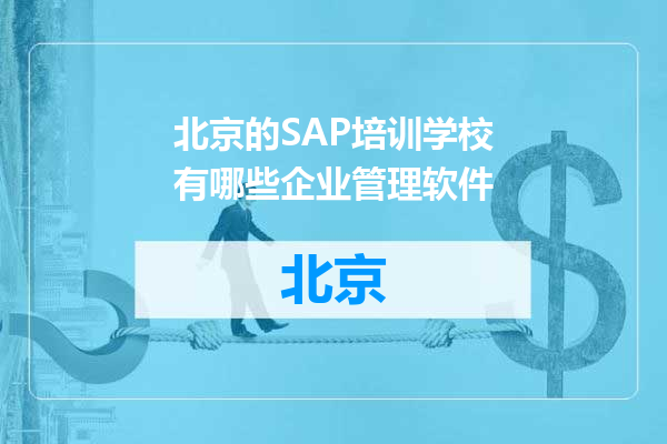 北京的SAP培训学校有哪些企业管理软件