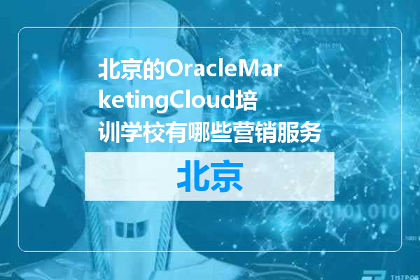 北京的OracleMarketingCloud培训学校有哪些营销服务
