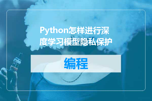 Python怎样进行深度学习模型隐私保护