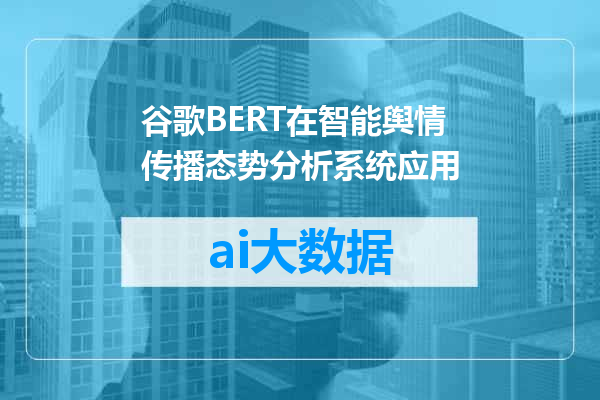 谷歌BERT在智能舆情传播态势分析系统应用