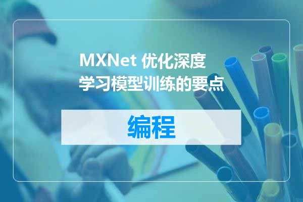MXNet 优化深度学习模型训练的要点