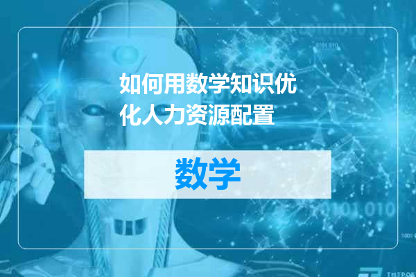 如何用数学知识优化人力资源配置