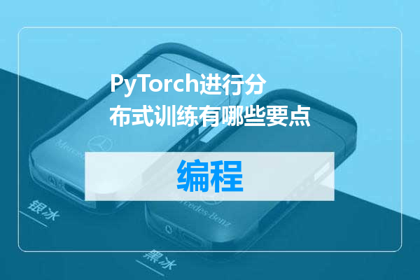 PyTorch进行分布式训练有哪些要点