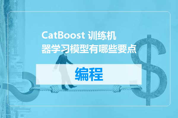 CatBoost 训练机器学习模型有哪些要点