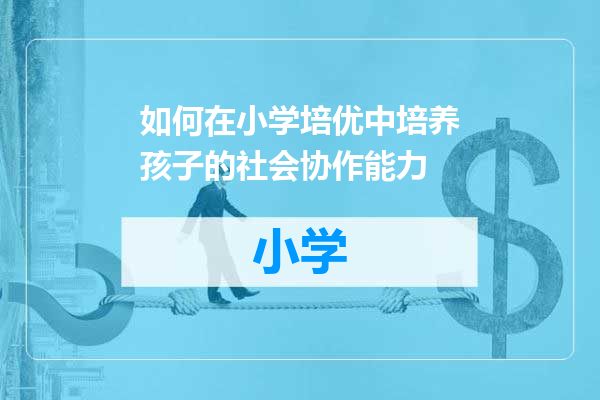 如何在小学培优中培养孩子的社会协作能力