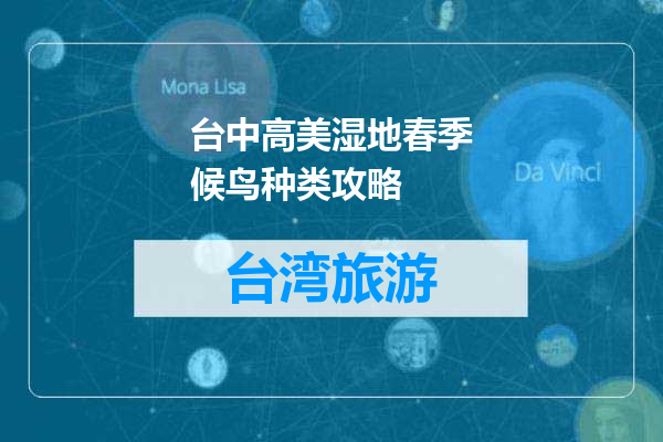 台中高美湿地春季候鸟种类攻略