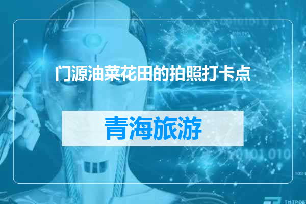 门源油菜花田的拍照打卡点