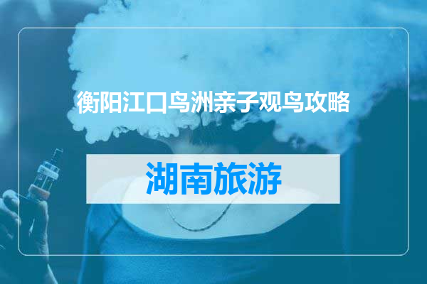 衡阳江口鸟洲亲子观鸟攻略