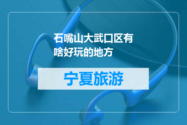 石嘴山大武口区有啥好玩的地方