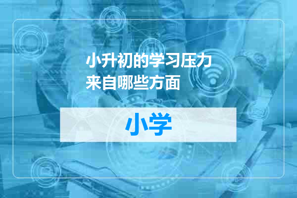 小升初的学习压力来自哪些方面