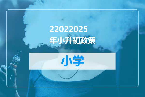 22022025年小升初政策