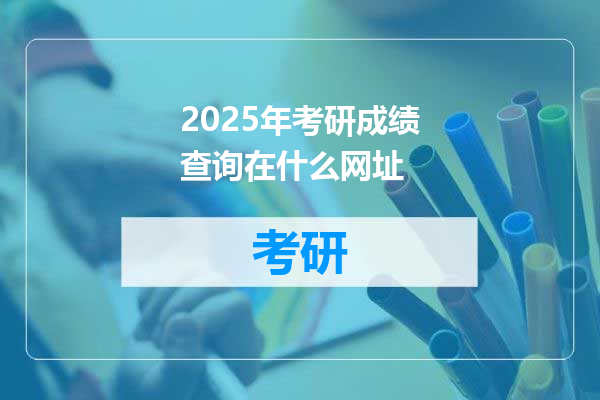 2025年考研成绩查询在什么网址