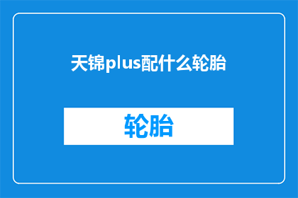 天锦plus配什么轮胎(天锦plus车型应配备何种轮胎？)